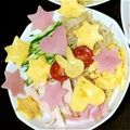 2児のまま♡'s cooksnap of when they made ☆七夕にぴったりお星様の冷やし中華☆.