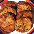 marimakko's cooksnap of when they made 鯵で簡単さつまあげ♬.