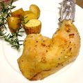 ゆんふぁぁ's cooksnap of when they made ココット鍋で★ジューシーガーリックチキン.