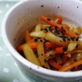 ピンクのたまご's cooksnap of when they made 食が進む！生姜入り大根と人参のきんぴら.