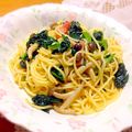 クックKRAOEY☆'s cooksnap of when they made 豆苗ときのこの和風パスタ.