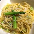 mogumogu5's cooksnap of when they made しらすとアスパラのパスタ.