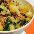 yarusena's cooksnap of when they made じゃがいもとツナのカレー炒め.