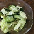ダサコ's cooksnap of when they made キャベツときゅうりの磯香和え.
