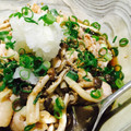 hisi's cooksnap of when they made 超簡単☆ 鶏としめじのさっぱりおろし和え.