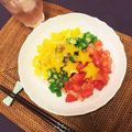yuri8612's cooksnap of when they made 七夕★トマト＆おくらの天の川そうめん★.