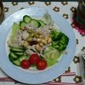 パンプキン★★'s cooksnap of when they made お肉柔らか！冷しゃぶサラダ素麺.