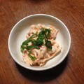 ましろ姫's cooksnap of when they made 簡単！ささみと明太マヨ和え大葉乗せ.