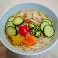 ちゃことくま☆'s cooksnap of when they made さっぱり冷や汁風♪七夕そうめん☆.