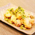 Dellaたん's cooksnap of when they made 鰹の竜田揚げ(｡￫∀￩｡)すっぱ葱ソース.