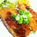 ユーロン's cooksnap of when they made おろしチキンカツ丼.