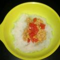 ロイザイル's cooksnap of when they made 離乳食 トマトと納豆のおかゆ.