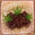 なつき☆ミ's cooksnap of when they made 夏休みに！粒あん赤じそジュース水ようかん.