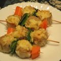 ジョングレ's cooksnap of when they made 焼売とベジ串焼き.