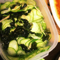 グランティラノス's cooksnap of when they made うちの定番のきゅうり＆わかめの酢の物♪.