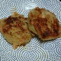 きょんこ87's cooksnap of when they made 鶏挽肉でつくねみたいなハンバーグ.