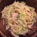 あだ名はパンナさん's cooksnap of when they made サーモンと味噌クリームのパスタ.