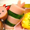 39rainbow's cooksnap of when they made ソーセージときゅうりのシマシマ♡.