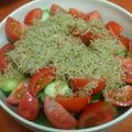 にぃのっち's cooksnap of when they made トマトときゅうりのジャコのせサラダ☆.