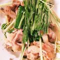 ヒデ12's cooksnap of when they made 鶏もも肉と水菜のマヨポン炒め.