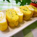 runa10's cooksnap of when they made お弁当の彩りに！2色卵焼き.