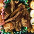 satomi916's cooksnap of when they made ごぼうとカリカリ豚肉のしぐれ炒め.