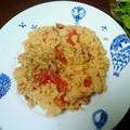 ごんごろう's cooksnap of when they made 炊飯器で！まるごとトマトのチキンピラフ.