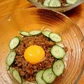 ありゅふ's cooksnap of when they made ひとりランチ★とりそぼろでそうめん！.
