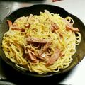 ヤミーヤムヤム's cooksnap of when they made コンビニのカルボナーラをアップグレード.