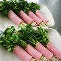 まぐゆ's cooksnap of when they made カイワレのハム巻き☆.