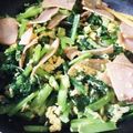 Yukai312's cooksnap of when they made 小松菜とハムの中華味炒め.