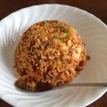 しらとりさん's cooksnap of when they made キムチチャーハン.