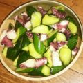 えりぷた's cooksnap of when they made タコときゅうりだけ！サラダ.