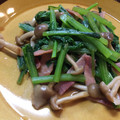 カ\ぉﾘんご's cooksnap of when they made ☆小松菜とベーコンの中華炒め☆.