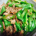adorer's cooksnap of when they made 牛肉とししとうの炒めもの.