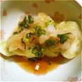 memepiko's cooksnap of when they made 夏にさっぱり!!丸ごと茄子のポン酢おろし.