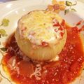 みきゅーぴぃ's cooksnap of when they made 玉ねぎの肉詰め トマトソース.