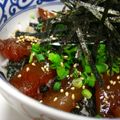 はわいあんトマト's cooksnap of when they made マグロの和辛子づけ丼.