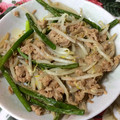 Arashicer's cooksnap of when they made 油不使用！もやしとにんにくの芽のツナ炒め.