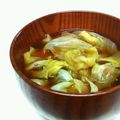 しじみごはん's cooksnap of when they made レタスとしょうがの味噌汁.