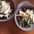 はなちャん's cooksnap of when they made 鶏もも肉と水菜のマヨポン炒め.