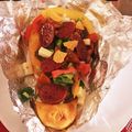 ほわいとりぼん's cooksnap of when they made モスバーガー風「ナン・タコス」.