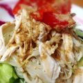 ｼｭｶﾞｰﾊﾝﾀｰ's cooksnap of when they made ランチ！バンバンジー風！サラダそうめん.