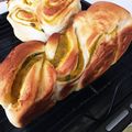 kohaku666's cooksnap of when they made ポパイブレッド〜南瓜ペーストマーブル〜♡.