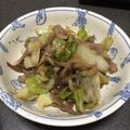 Poucette's cooksnap of when they made キャベツとまいたけの炒めナムル.