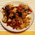 miyokoみよこ's cooksnap of when they made 鶏ムネ肉で黒酢炒め.