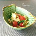 megmicky's cooksnap of when they made 水菜トマト卵のオイスターソース炒め.
