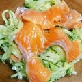 クックDKZHF8☆'s cooksnap of when they made 蜂蜜が決め手！新玉ねぎとサーモンのマリネ.
