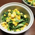ハルニョッキ's cooksnap of when they made コーンにこんちわ♡ほうれん草.