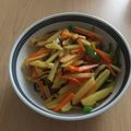 くらげ２５２５'s cooksnap of when they made ジャガ芋ピーマン人参の塩昆布炒め.